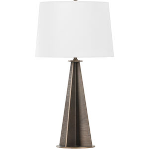 Finn 30 inch 15.00 watt Bronze Leaf Table Lamp Portable Light
