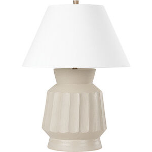 Selma 27.5 inch 75.00 watt Ceramic Unglazed Gray Table Lamp Portable Light
