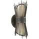 Blink 2 Light 14 inch French Iron Outdoor Wall Sconce