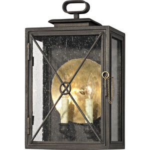 Randolph 2 Light 17 inch Vintage Bronze Outdoor Wall Sconce
