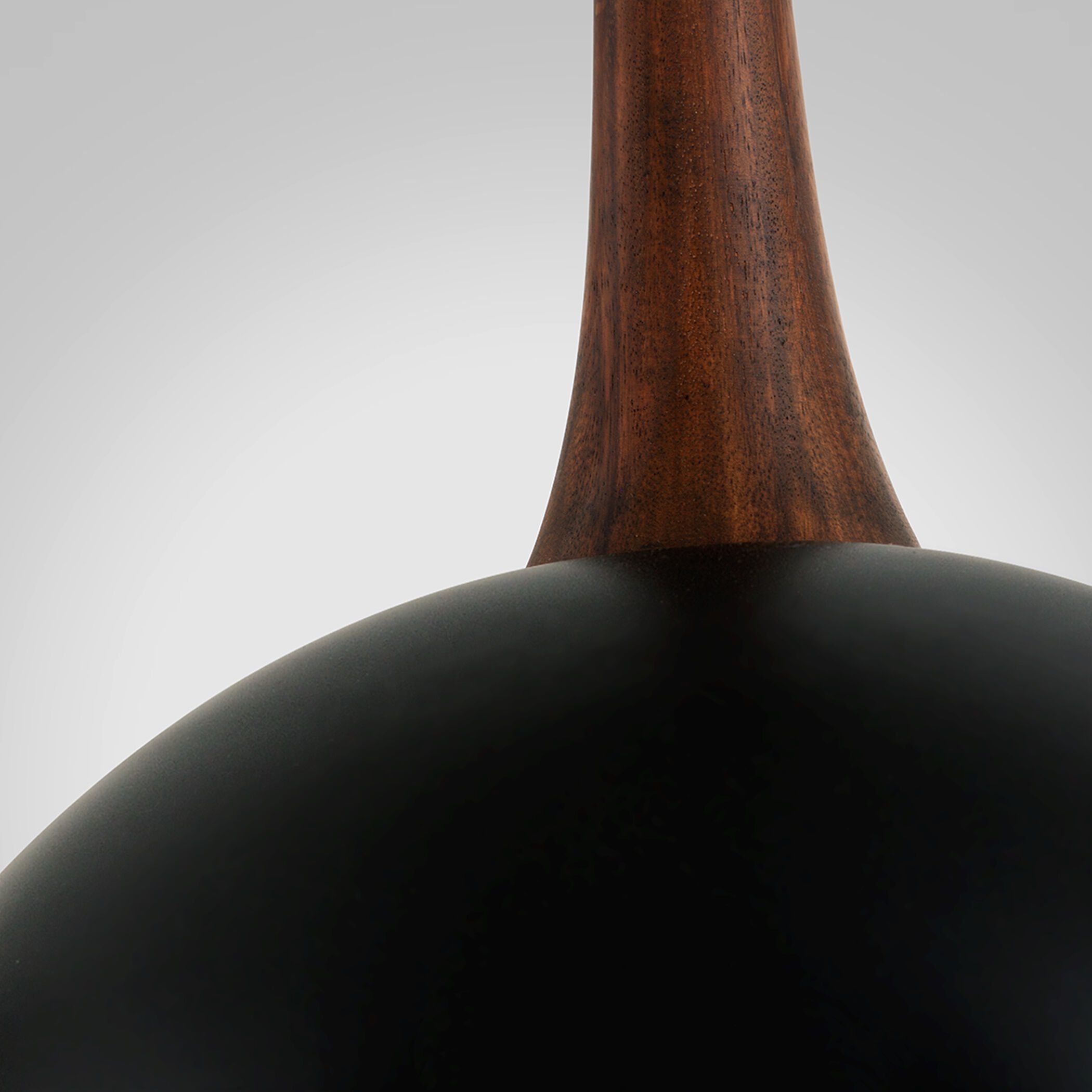 Cadet 1 Light 18 inch Soft Black Pendant Ceiling Light