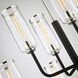 Aeon 8 Light 37 inch Carbide Black and Polished Nickel Chandelier Ceiling Light