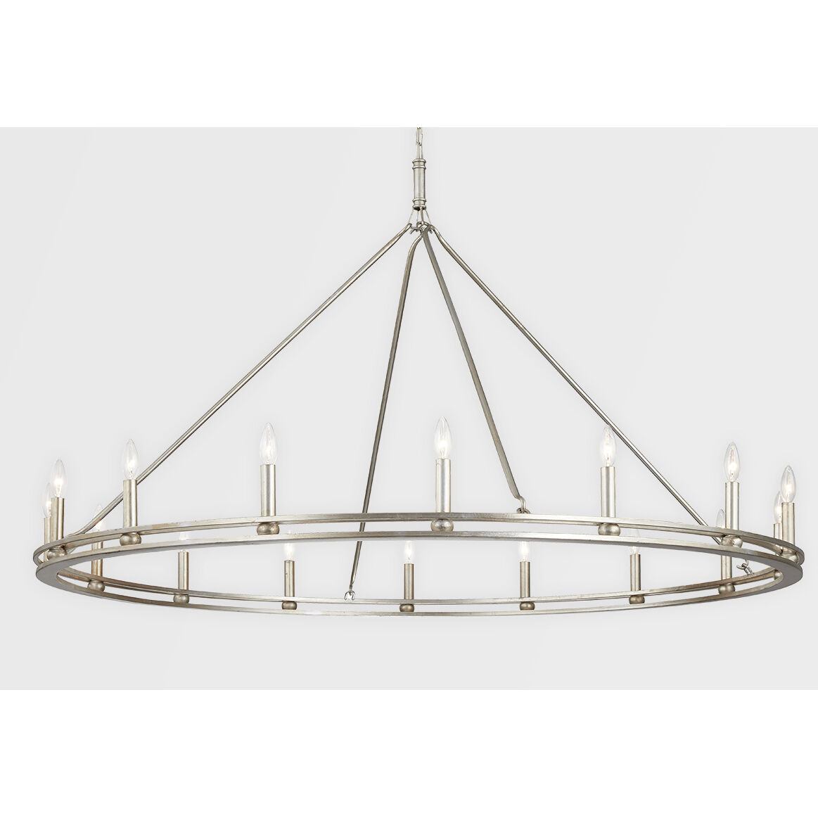 Sutton 16 Light 61 inch Champagne Leaf Chandelier Ceiling Light