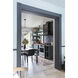 Fallon 2 Light 13 inch Satin Black/Black Leather Pendant Ceiling Light