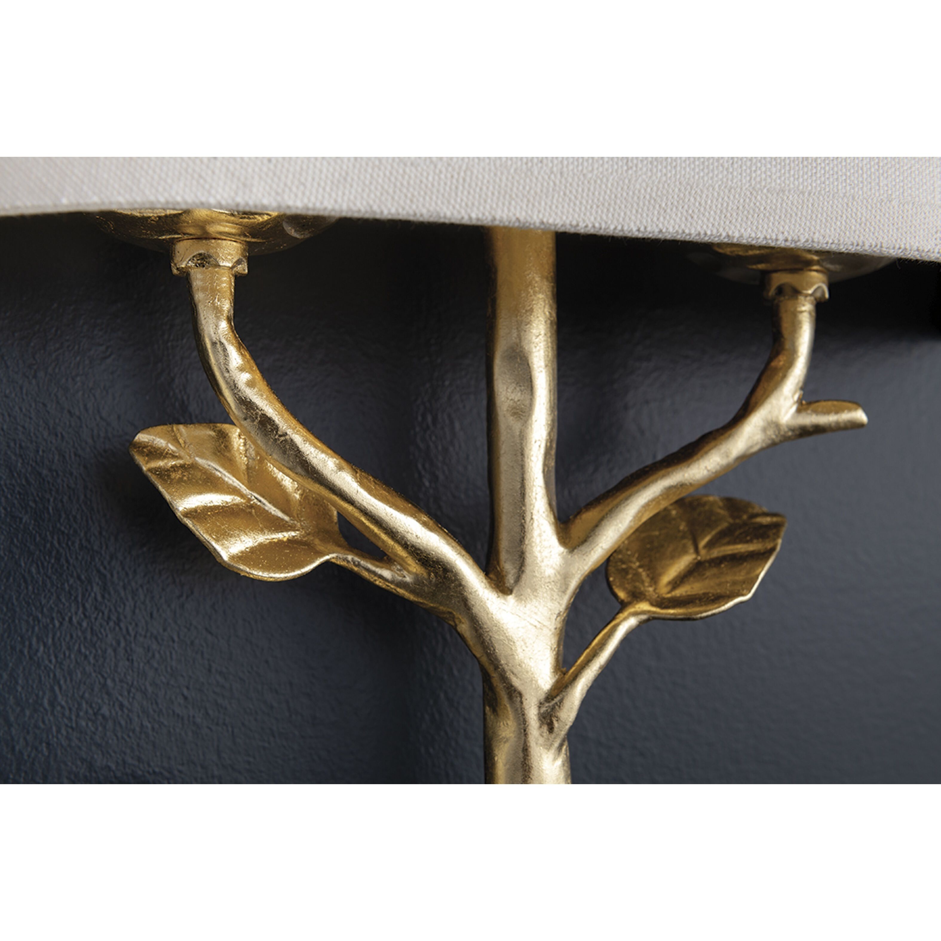 Almont 2 Light 12.25 inch Gold Leaf Wall Sconce Wall Light
