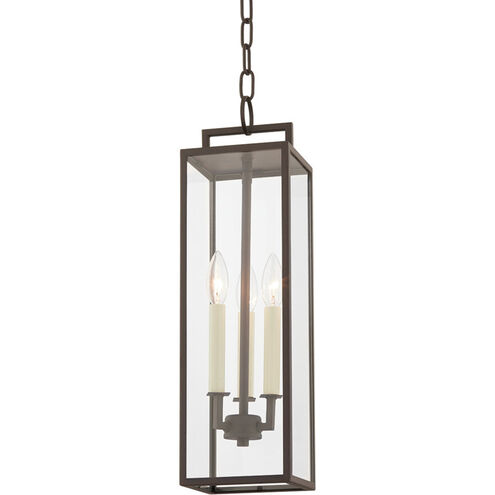 Beckham 3 Light 6 inch Textured Bronze Outdoor Lantern