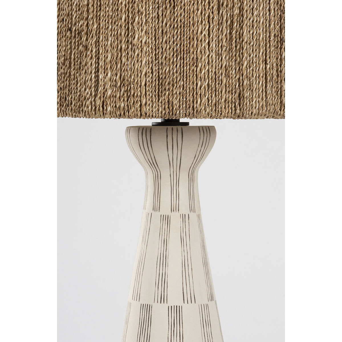 Palma 30 inch 15.00 watt Patina Brass/Ceramic Graphic White Table Lamp Portable Light