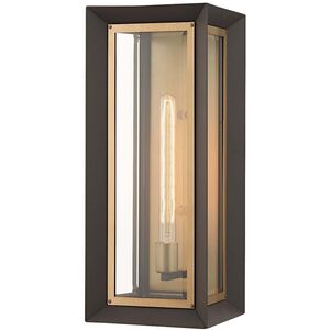Lowry 1 Light 21 inch Textured Bronze/Patina Brass Outdoor Wall Sconce