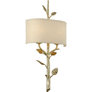 Almont 2 Light 12 inch Gold Leaf Wall Sconce Wall Light