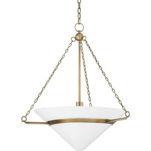 Amador 1 Light 27 inch Patina Brass Pendant Ceiling Light