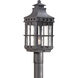 Dover 1 Light 20.75 inch Textured Black Post Lantern