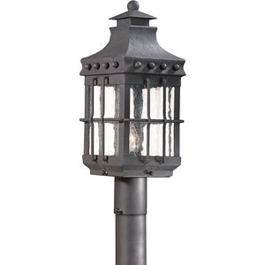 Dover 1 Light 20.75 inch Textured Black Post Lantern