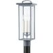 Eden 3 Light 21 inch Weathered Zinc Post