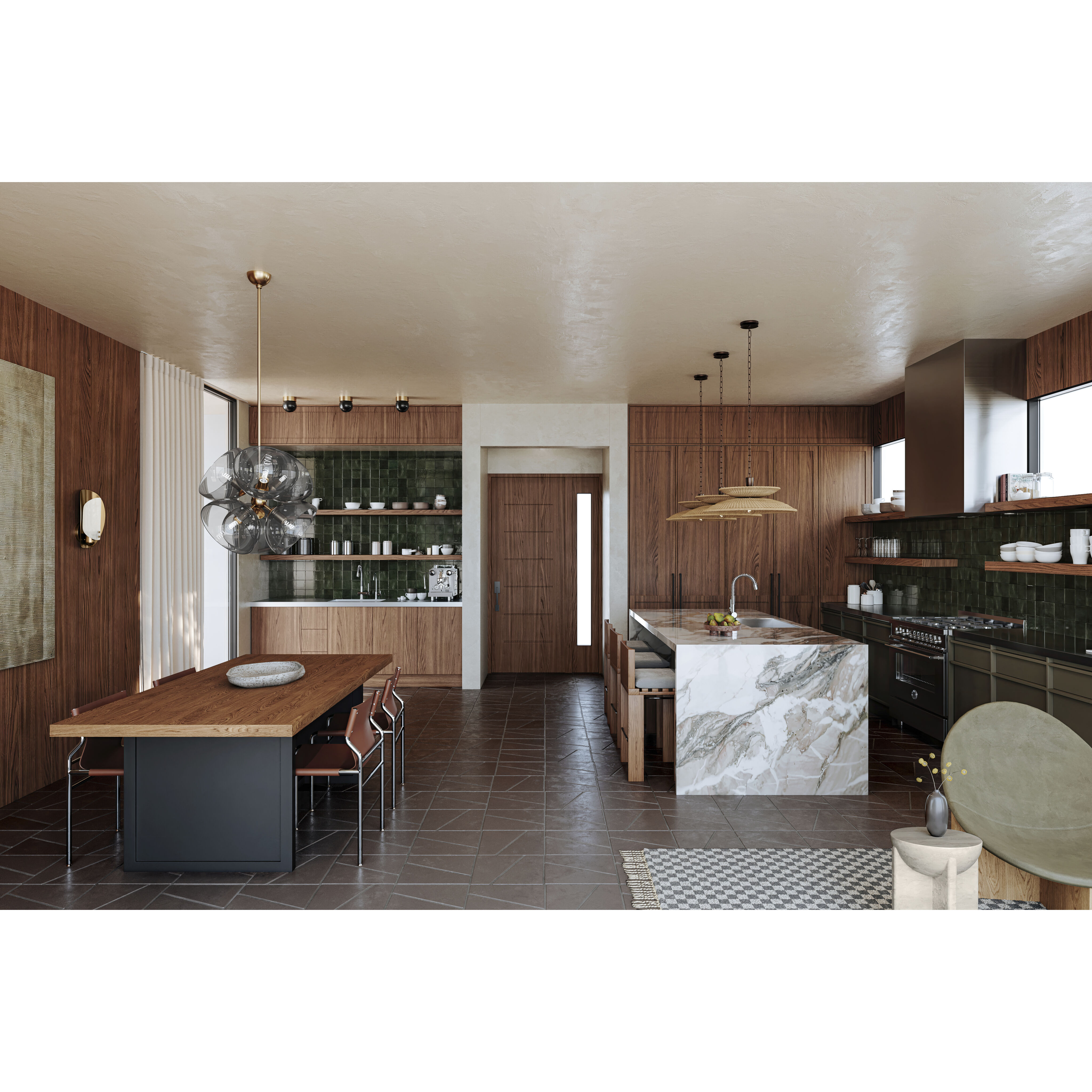 Odin 1 Light 5.5 inch Patina Brass and Soft Black Flush Mount Ceiling Light in Patina Brass/Soft Black