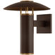 Birk 1 Light 12 inch Patina Brass/Bronze Exterior Wall Sconce