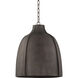 Flint 1 Light 20 inch Blackened Graphite Pendant Ceiling Light