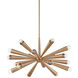 Keanu 18 Light 30.25 inch Patina Brass Chandelier Ceiling Light