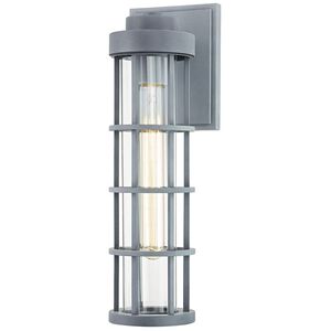Mesa 1 Light 15 inch Weathered Zinc Outdoor Wall Sconce