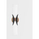 Muncie 2 Light 5 inch Patina Brass/Soft Black Wall Sconce Wall Light in Patina Brass/Black