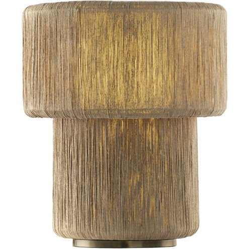 Kenai 19.75 inch 15 watt Patina Brass Table Lamp Portable Light