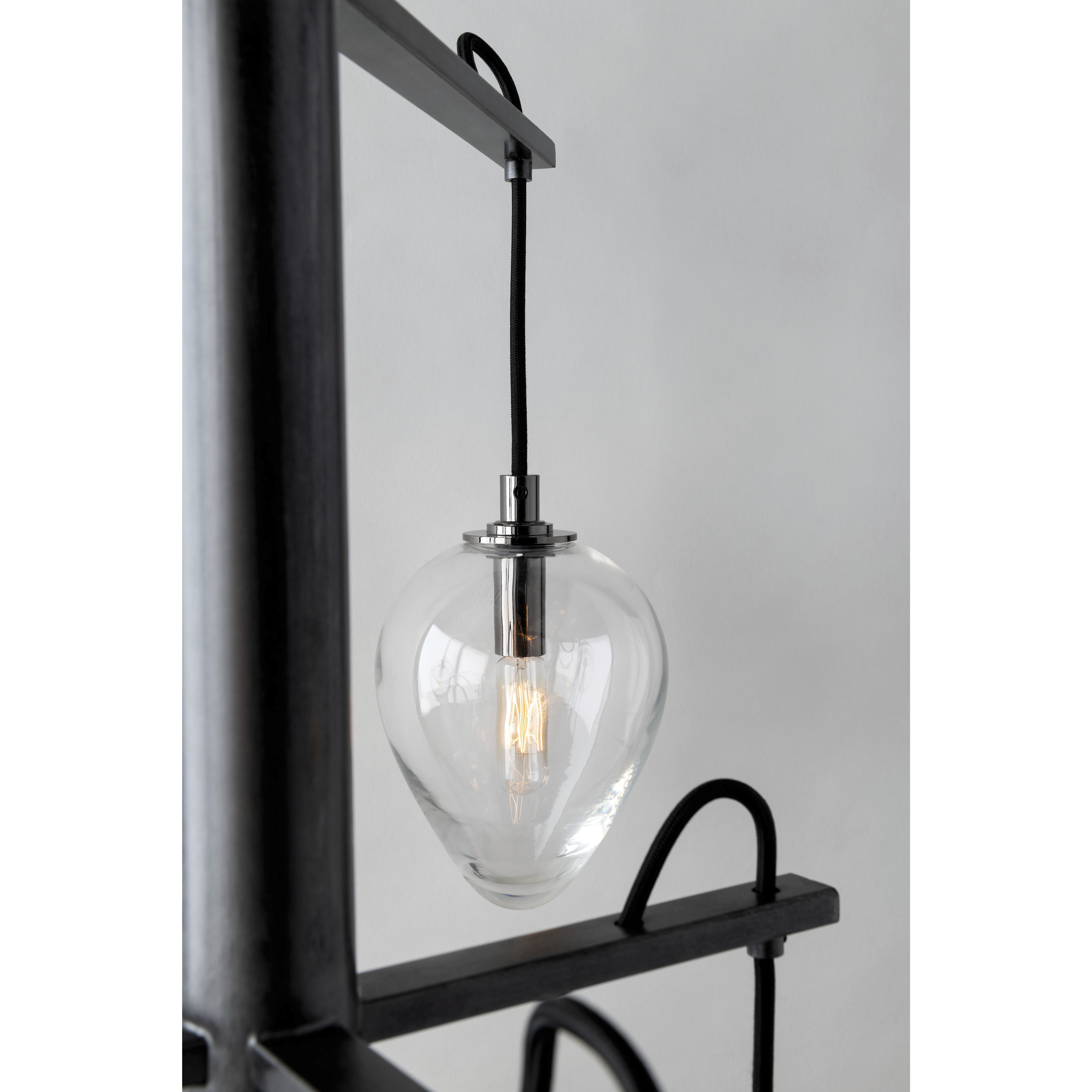 Brixton 13 Light 36 inch Gun Metal With Smoked Chrome Chandelier Ceiling  Light