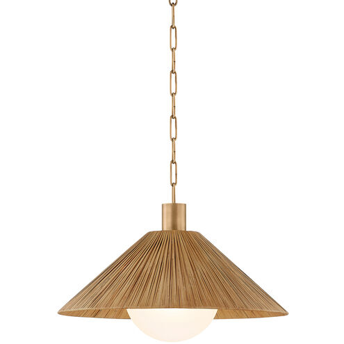 Woodside 1 Light 22 inch Patina Brass Pendant Ceiling Light