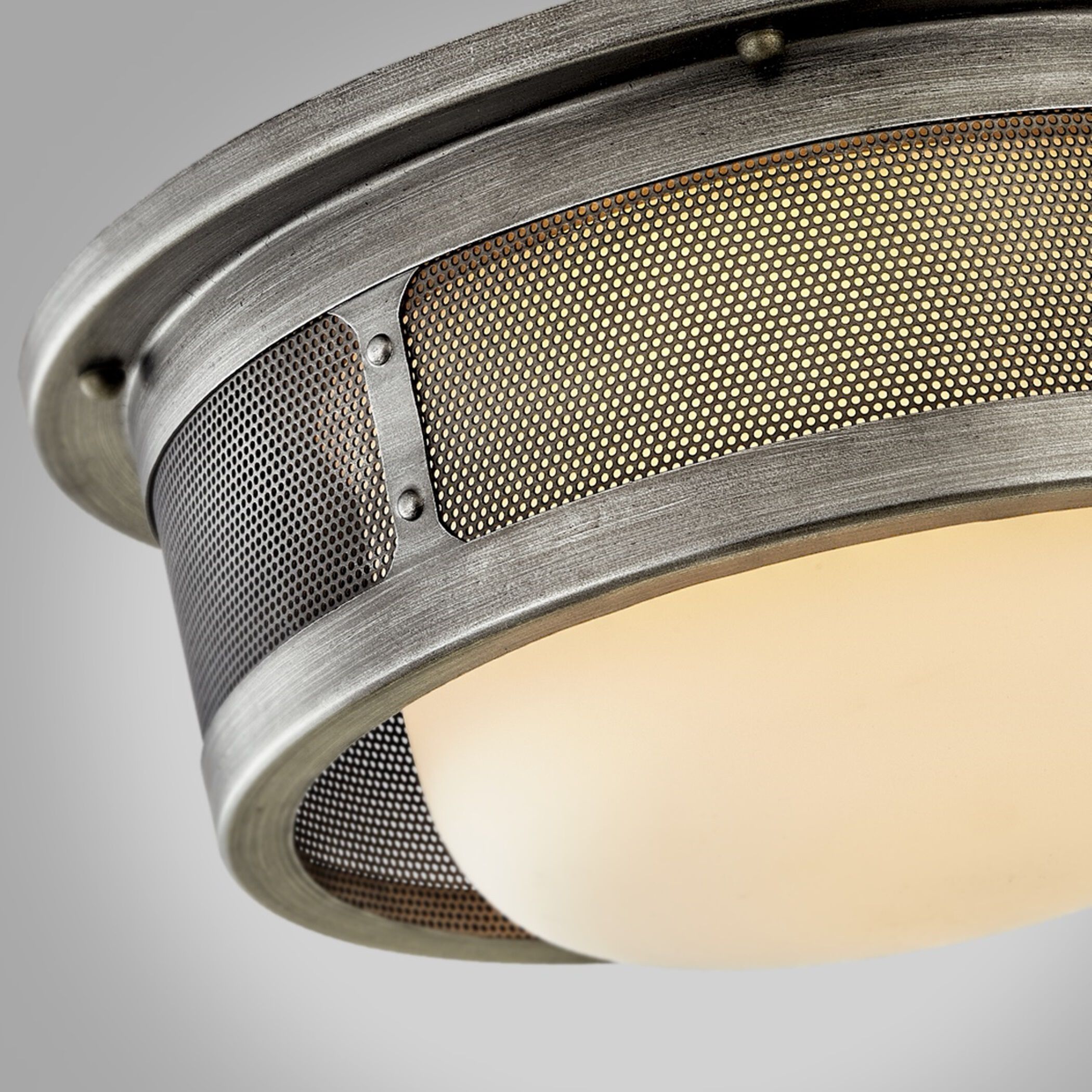 Pewter flush hot sale mount ceiling light
