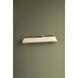 Rowan 30 watt 25 inch Patina Brass and Soft Sand Picture Light Wall Light