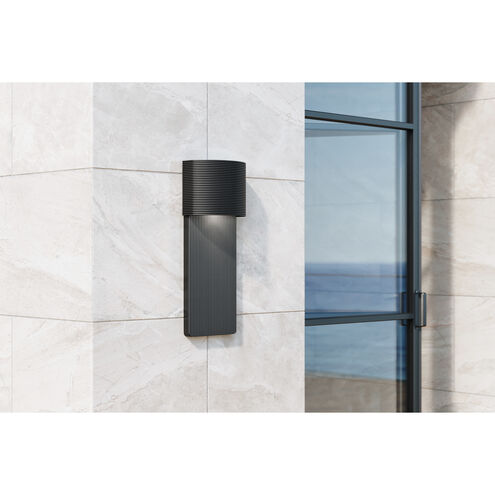 Tempe 1 Light 17 inch Soft Black Outdoor Wall Sconce