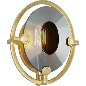 Prism 1 Light 7 inch Gold Leaf ADA Wall Sconce Wall Light