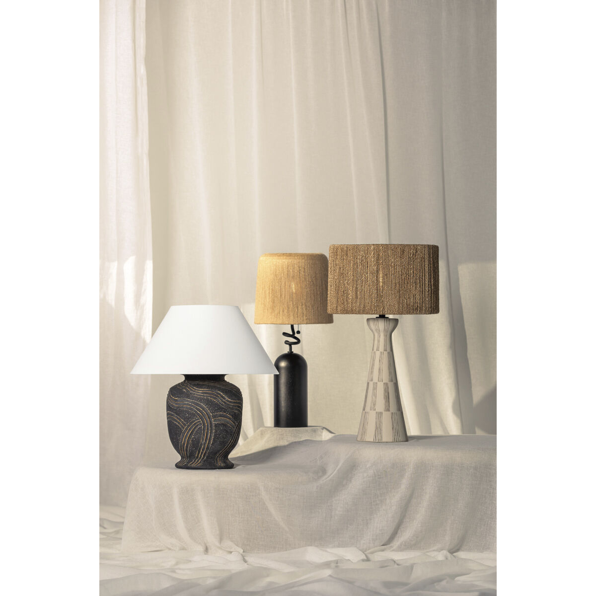 Morri 28.5 inch 15.00 watt Forged Iron Table Lamp Portable Light