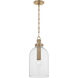 Kori 1 Light 9 inch Patina Brass Pendant Ceiling Light