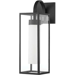 Pax 1 Light 23 inch Texture Black Outdoor Wall Sconce