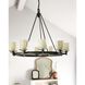 Arcadia 10 Light 39.75 inch Textured Iron Chandelier Ceiling Light