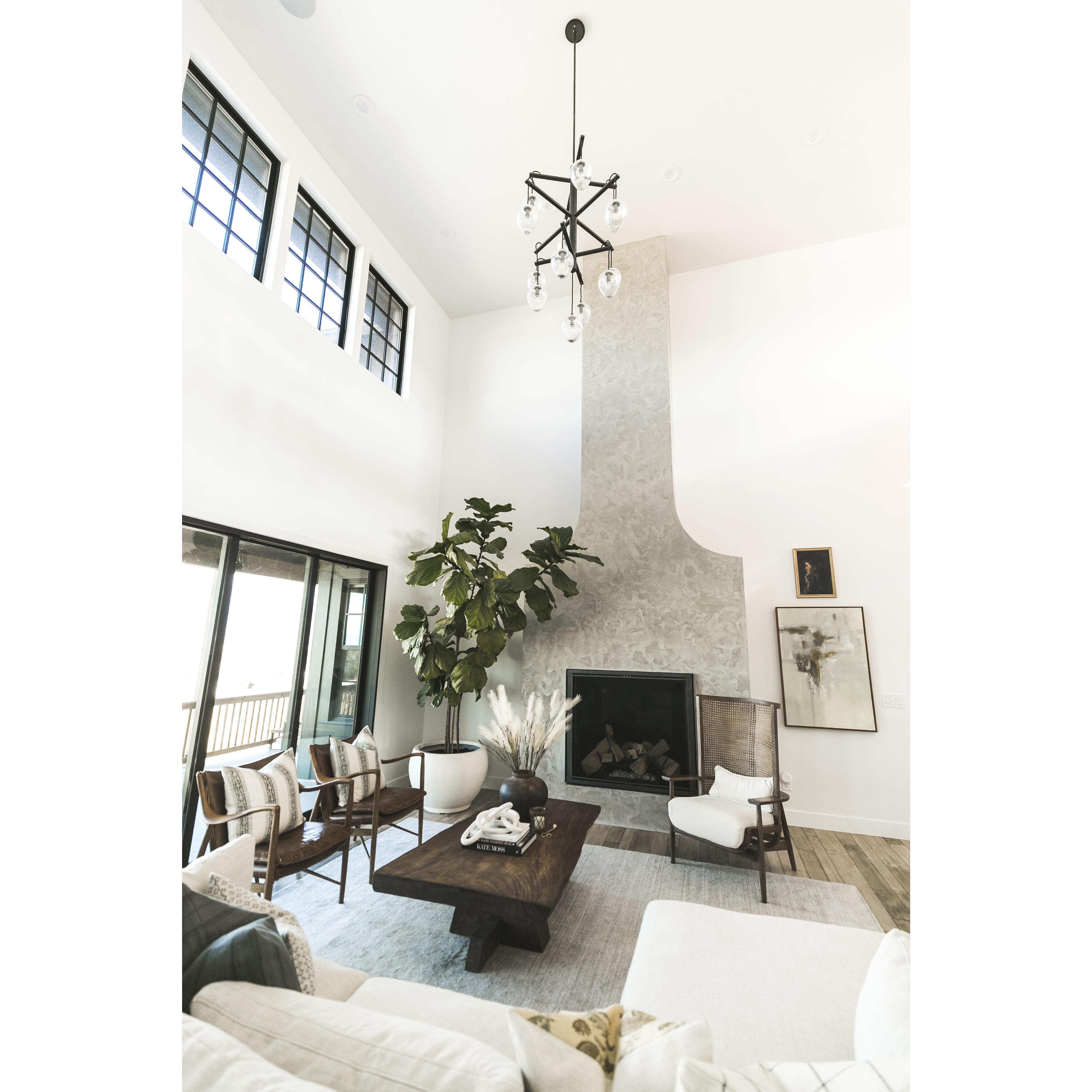 Troy Lighting F6208-GRA/BCR Brixton 13 Light 36 inch Gun Metal With Smoked  Chrome Chandelier Ceiling Light