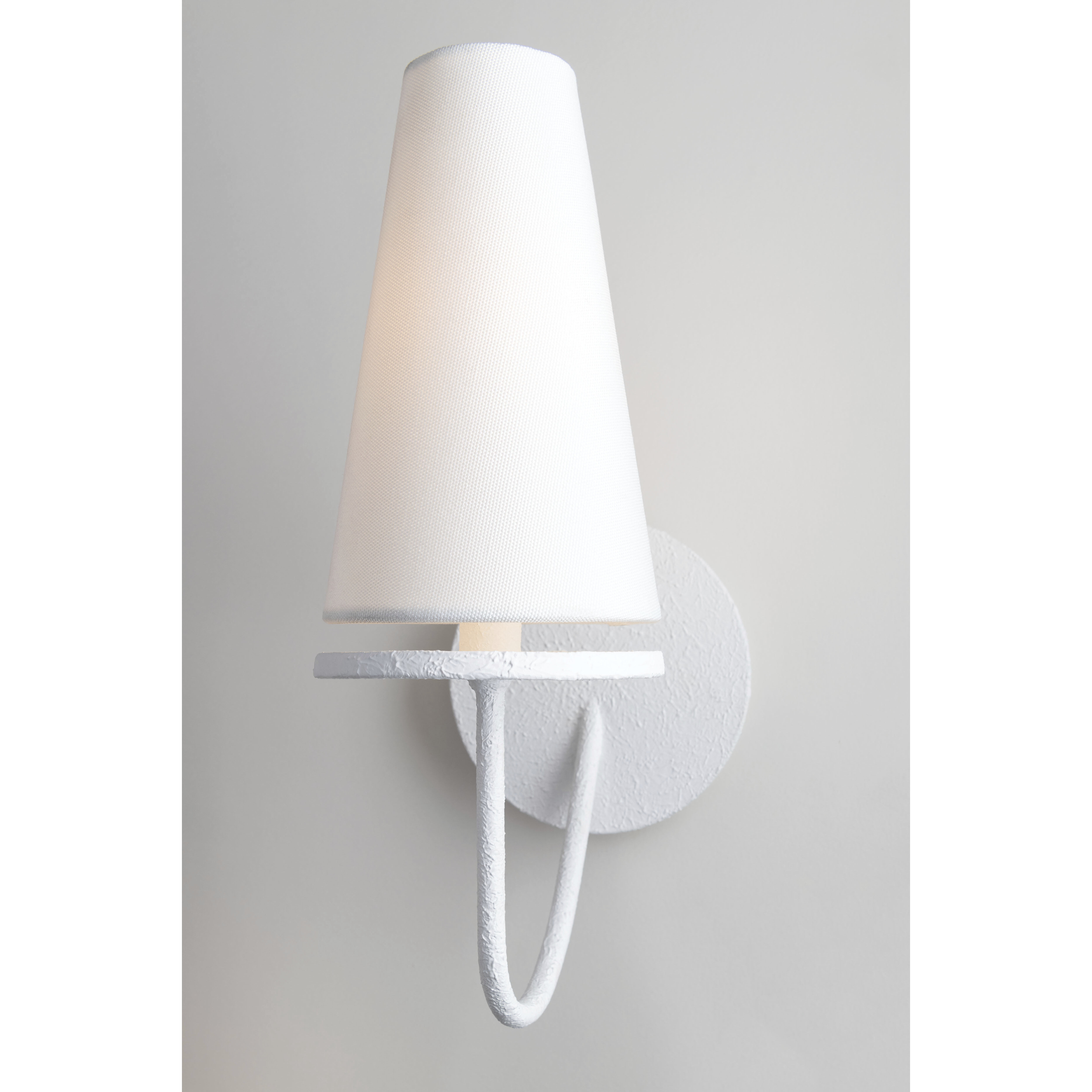 Marcel 1 Light 5.5 inch Gesso White Wall Sconce Wall Light