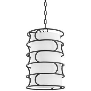 Reedley 3 Light 13 inch Forged Iron Pendant Ceiling Light