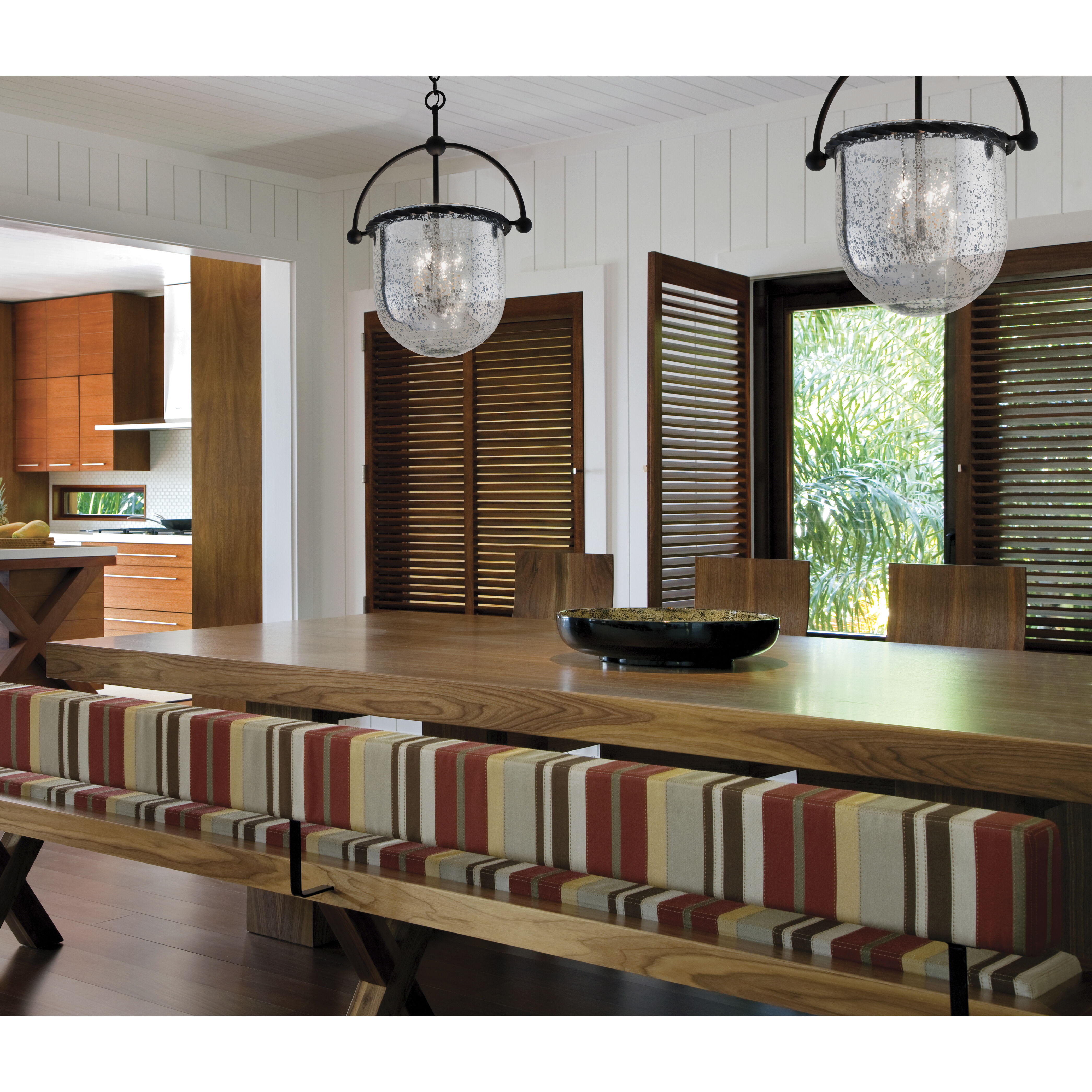 Mercury 4 Light 19 inch Old Iron Pendant Ceiling Light