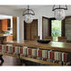 Mercury 4 Light 19 inch Old Iron Pendant Ceiling Light