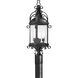 Pamplona 4 Light 26.75 inch Soft Black Post