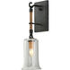 Pier 39 1 Light 5 inch Shipyard Bronze Wall Sconce Wall Light
