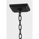 Soren 3 Light 11 inch Texture Black Outdoor Pendant in Textured Black
