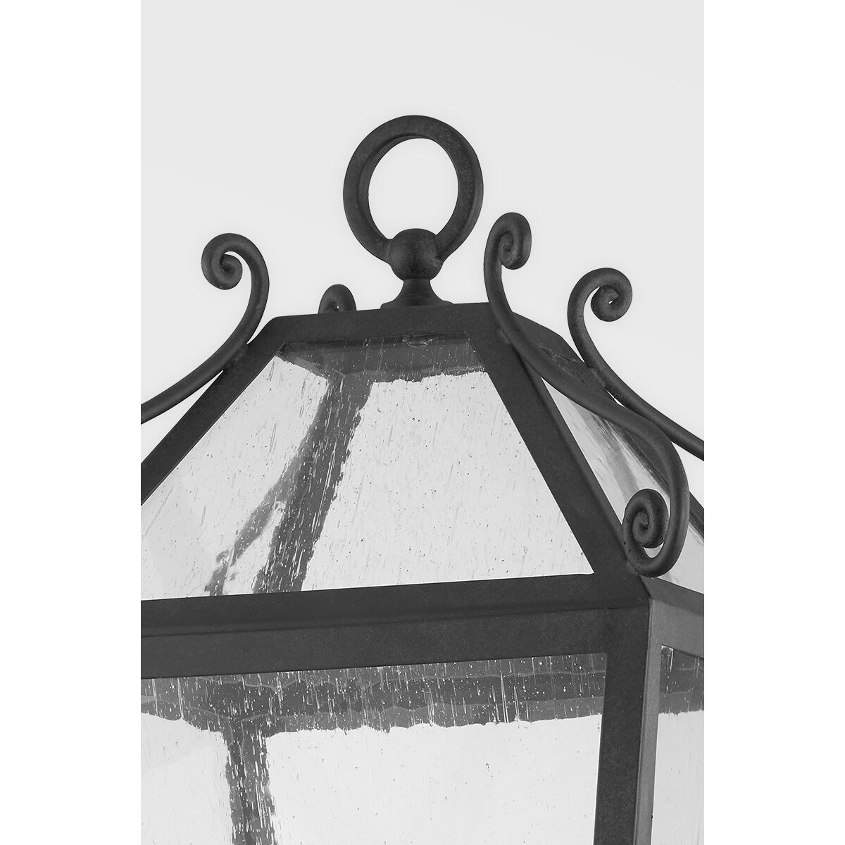 Santa Barbara County 4 Light 29 inch French Iron Post