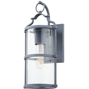 Burbank 1 Light 14 inch Weathered Zinc Outdoor Wall Sconce