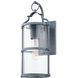 Burbank 1 Light 14 inch Weathered Zinc Outdoor Wall Sconce