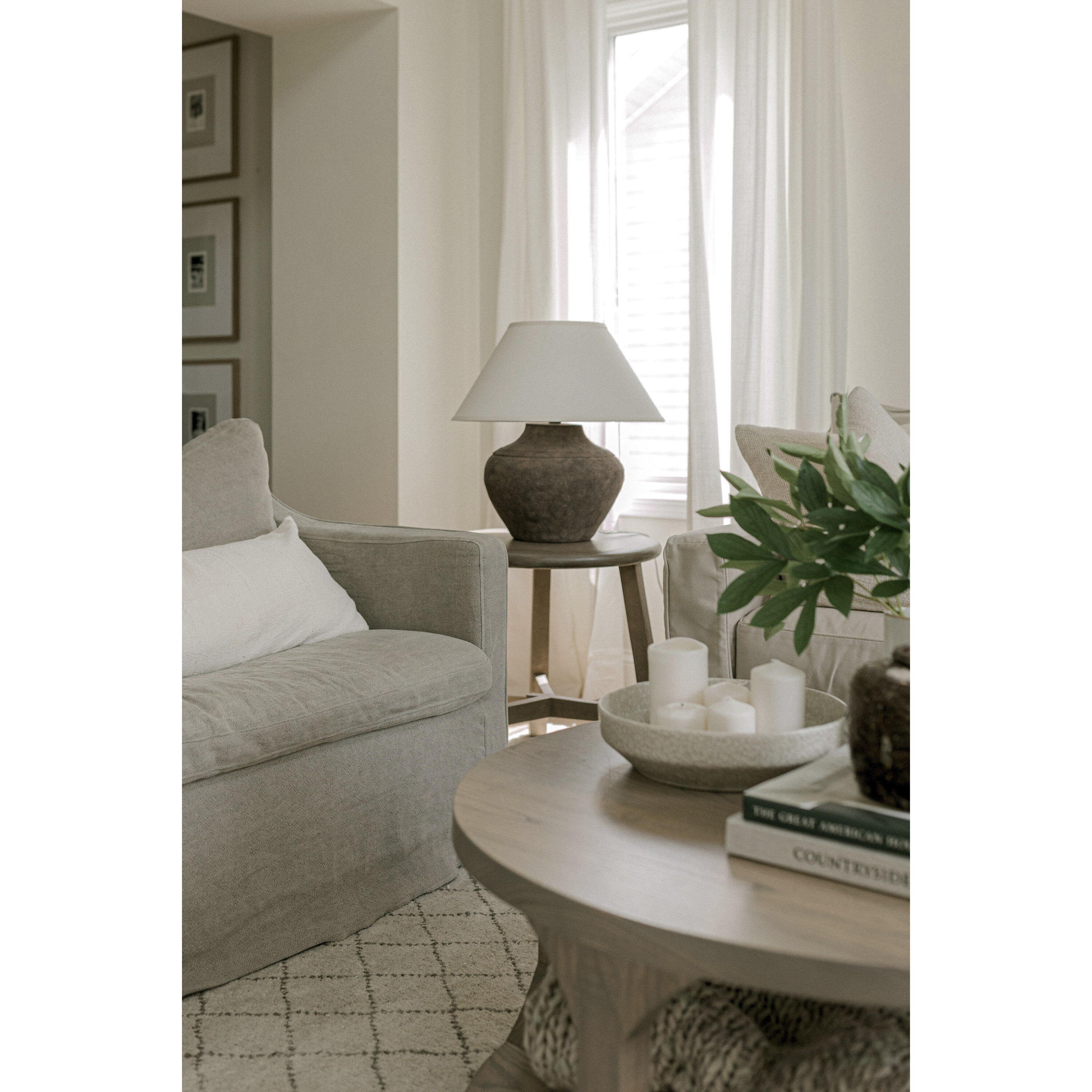 Calabria 21 inch 150.00 watt Rustico Table Lamp Portable Light 