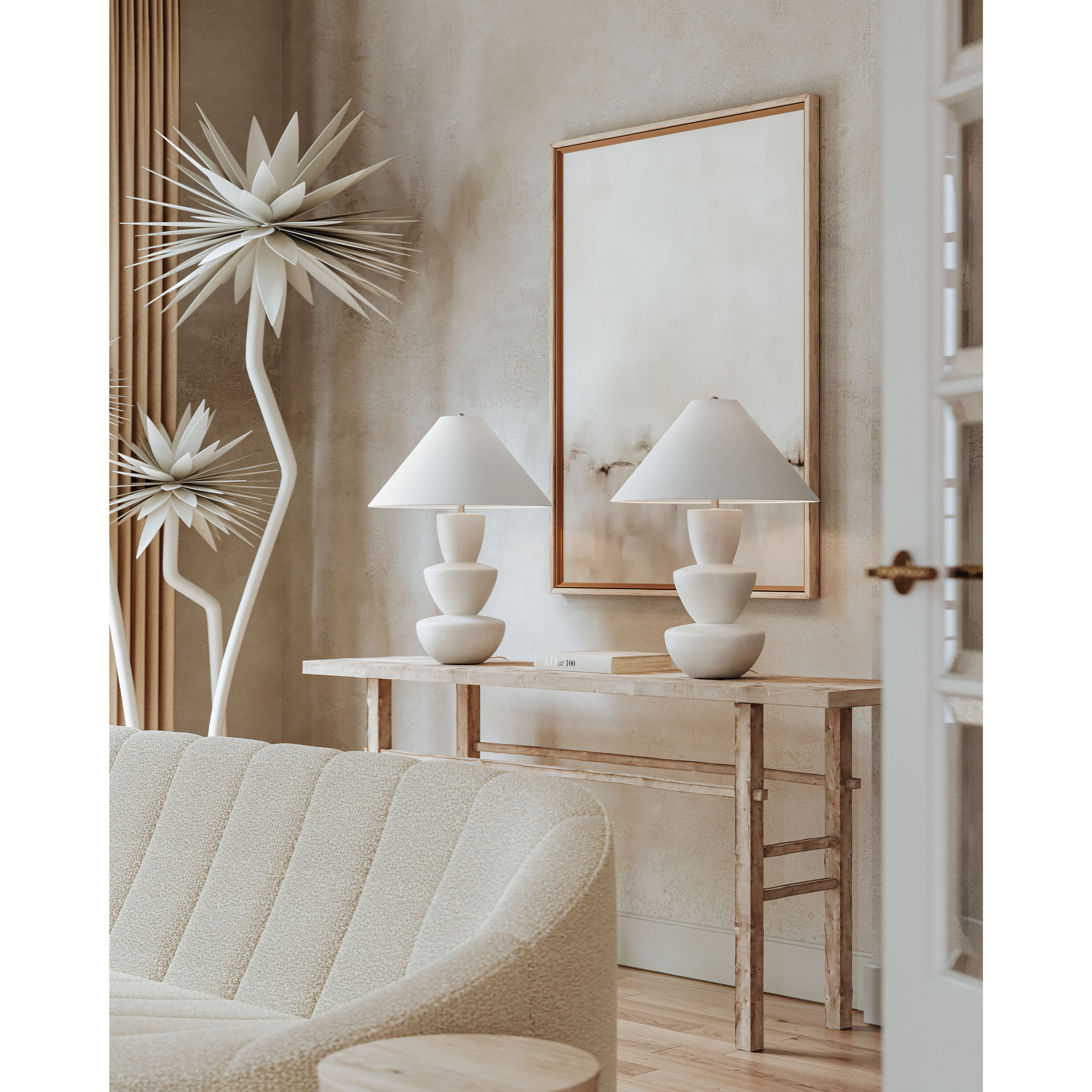 Kamas 27 inch 15.00 watt Patina Brass Table Lamp Portable Light