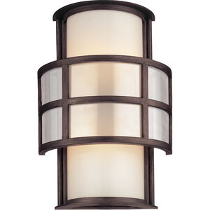 Discus 2 Light 14 inch Graphite Outdoor Wall Sconce