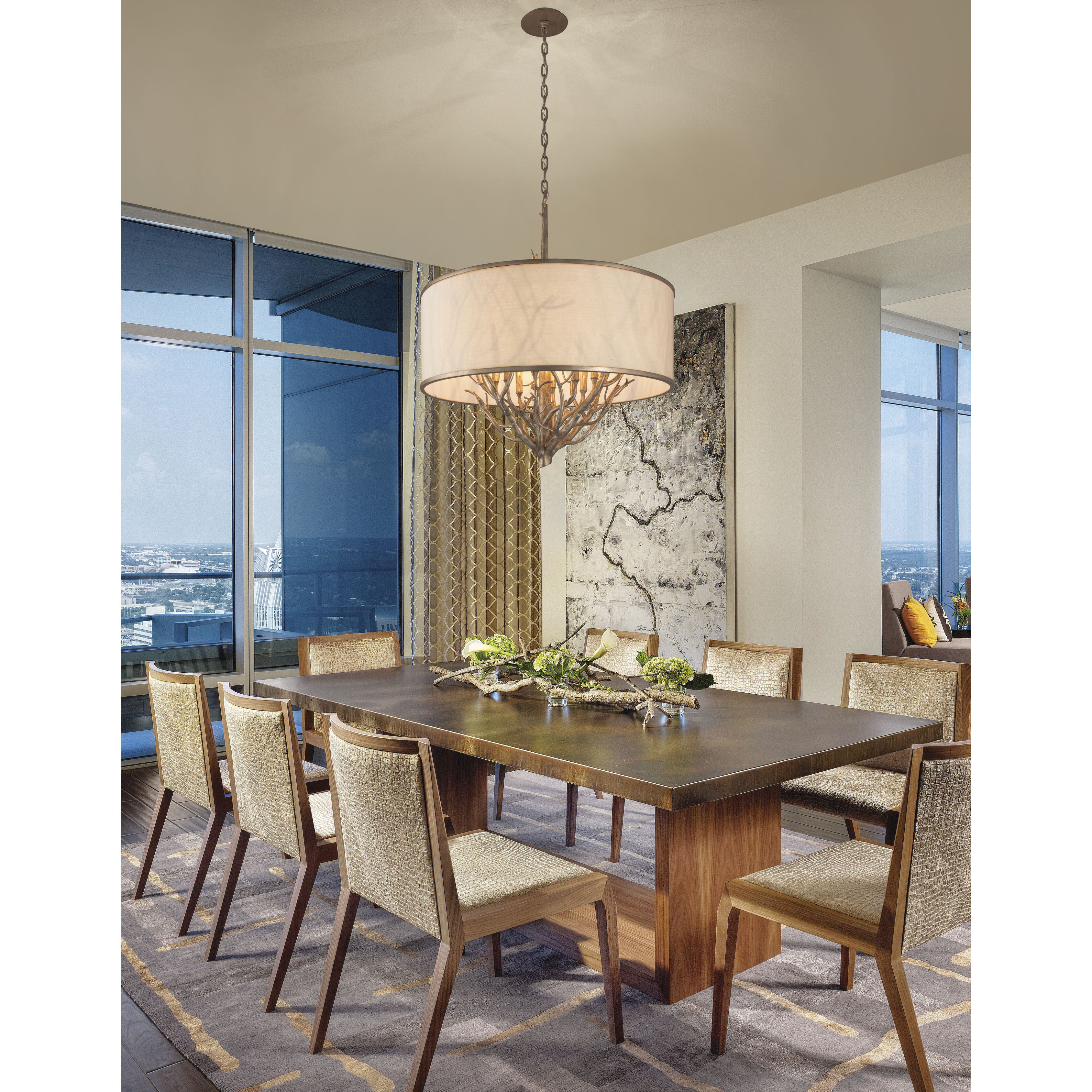 Troy Lighting F4106 Whitman 6 Light 24 inch Vienna Bronze
