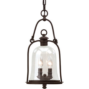 Owings Mill 2 Light 5.25 inch Textured Black Outdoor Hanging Lantern
